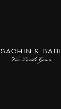 Sachin & Babi Strapless<Lucille Gown - Black