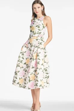 Sachin & Babi Matching Sets|Skirts<Lydia Skirt - Pink Lemonade Bouquet Pinklemonadebouquet