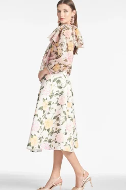 Sachin & Babi Matching Sets|Skirts<Lydia Skirt - Pink Lemonade Bouquet Pinklemonadebouquet