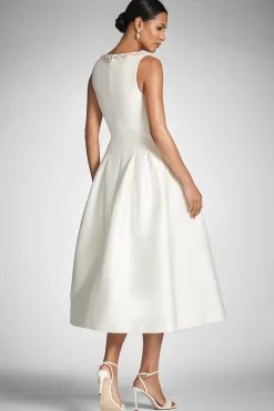 Sachin & Babi Fit & Flare|Midi<Millie Dress - Off White Offwhite
