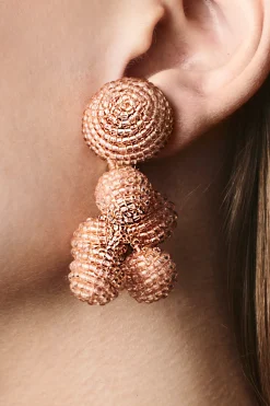 Sachin & Babi Earrings<Mini Coconuts Earrings - Faceted Beads Merlot
