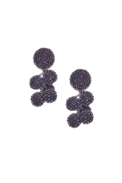 Sachin & Babi Earrings<Mini Coconuts Earrings - Faceted Beads Merlot