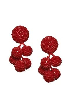Sachin & Babi Earrings<Mini Coconuts Earrings - Smooth Beads White