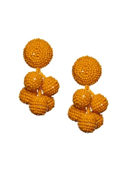 Sachin & Babi Earrings<Mini Coconuts Earrings - Smooth Beads White