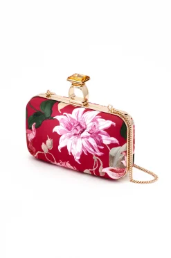 Sachin & Babi Bags<On the Rocks Clutch - Deep Pink Dahlia Deeppinkdahlia