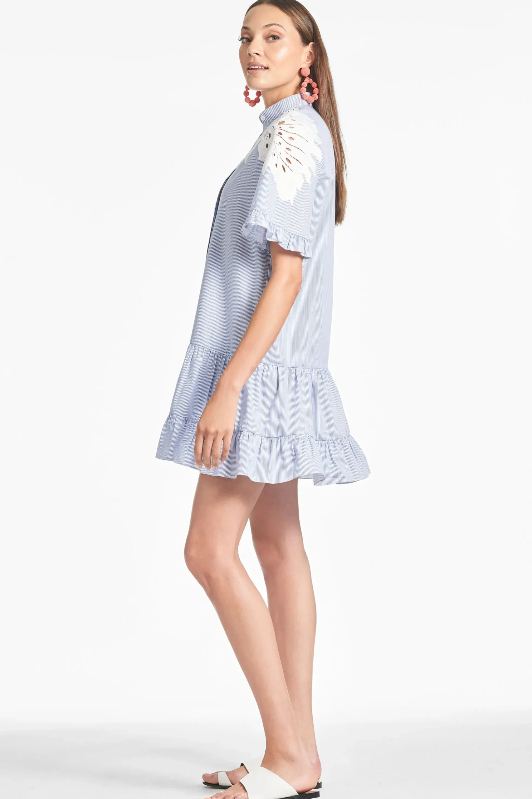 Sachin & Babi Mini<Palma Dress - Pinstripe