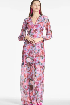 Sachin & Babi Plus Sizes<Penny Gown - Pink/Periwinkle Dahlia Pink/periwinkledahlia