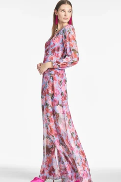 Sachin & Babi Plus Sizes<Penny Gown - Pink/Periwinkle Dahlia Pink/periwinkledahlia