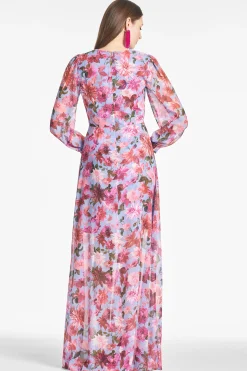 Sachin & Babi Plus Sizes<Penny Gown - Pink/Periwinkle Dahlia Pink/periwinkledahlia