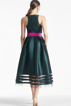 Sachin & Babi Fit & Flare|Midi<Rani Dress - Forest Green Forestgreen