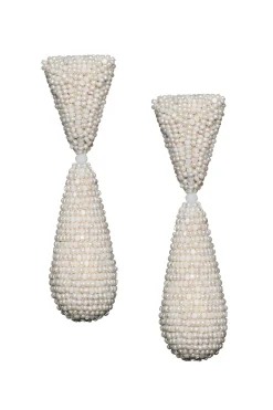 Sachin & Babi Earrings<Rhea Earrings - Smooth Beads Ivory