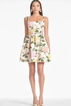 Sachin & Babi Fit & Flare|Mini<Samira Dress - Pink Lemonade Bouquet Pinklemonadebouquet