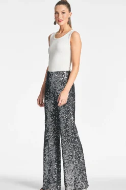 Sachin & Babi Matching Sets|Plus Sizes<Sequin Alli Pant - Gunmetal