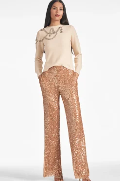 Sachin & Babi Matching Sets|Plus Sizes<Sequin Bri Pant - Honey