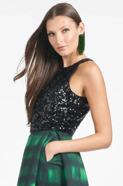 Sachin & Babi Matching Sets|Tops & Blouses<Sequin Lexi Top - Black