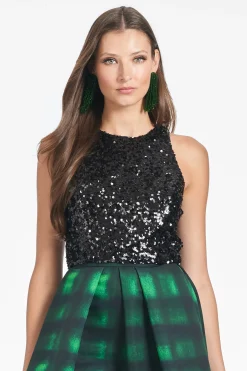 Sachin & Babi Matching Sets|Tops & Blouses<Sequin Lexi Top - Black