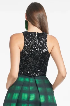 Sachin & Babi Matching Sets|Tops & Blouses<Sequin Lexi Top - Black