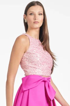 Sachin & Babi Matching Sets|Tops & Blouses<Sequin Lexi Top - Petal Pink Petalpink