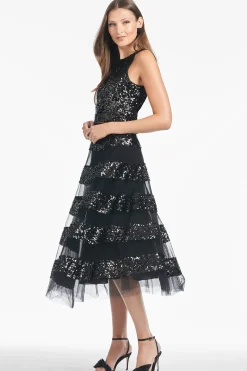 Sachin & Babi Matching Sets|Skirts<Sequin Viti Skirt - Black