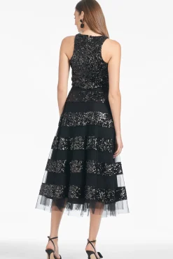 Sachin & Babi Matching Sets|Skirts<Sequin Viti Skirt - Black
