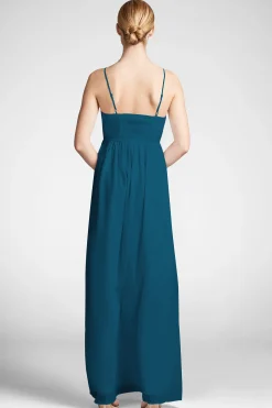 Sachin & Babi Sleeveless<Sienna Gown - Bottle Green Bottlegreen
