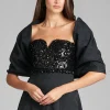 Sachin & Babi Shawls<The Hug Shawl - Jacquard Cloqué Black