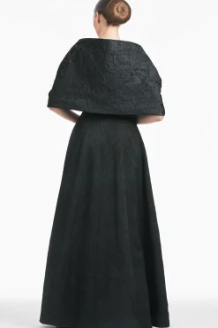 Sachin & Babi Shawls<The Hug Shawl - Jacquard Cloqué Black