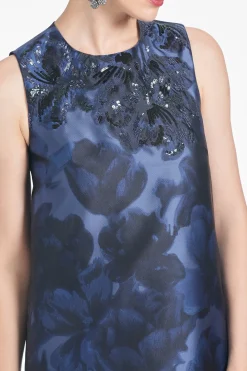 Sachin & Babi Mini<Uma Dress - Deep Ocean Bouquet Deepoceanbouquet