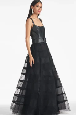 Sachin & Babi Sleeveless<Veruca Gown - Black