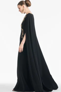 Sachin & Babi Sleeveless<Vittoria Gown - Black