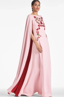 Sachin & Babi Sleeveless<Vittoria Gown - Morganite/ruby